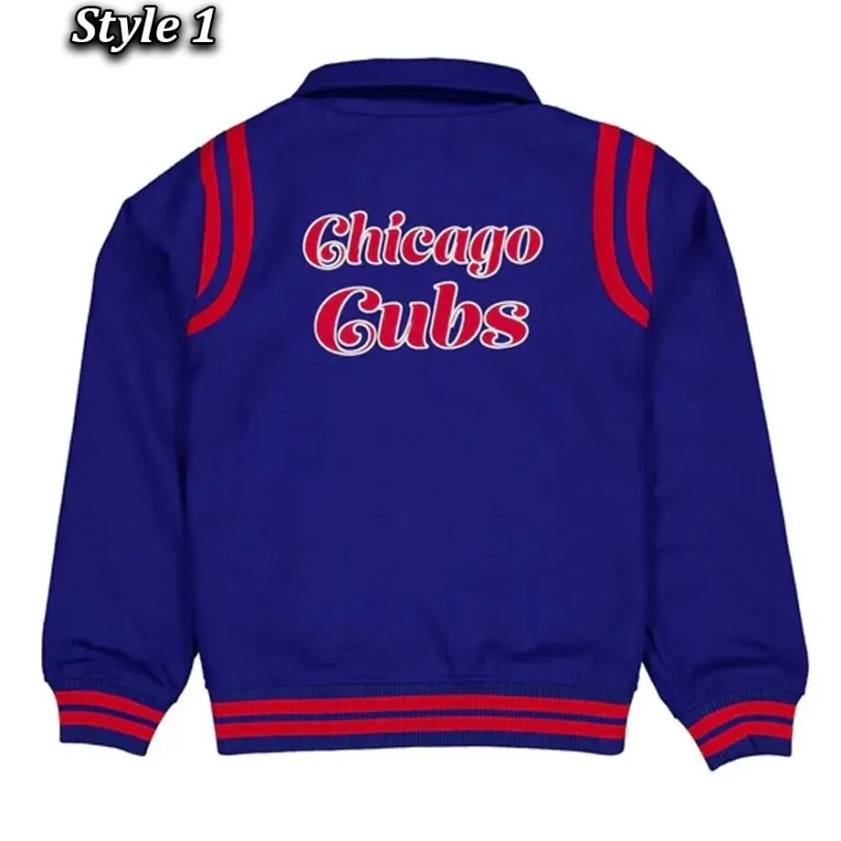Chicago Cubs Sport Night Teddy Varsity Jacket
