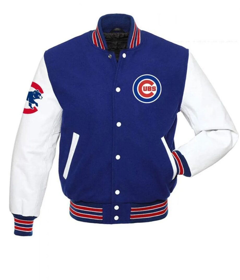 Chicago Cubs MLB Blue & White Varsity Jacket