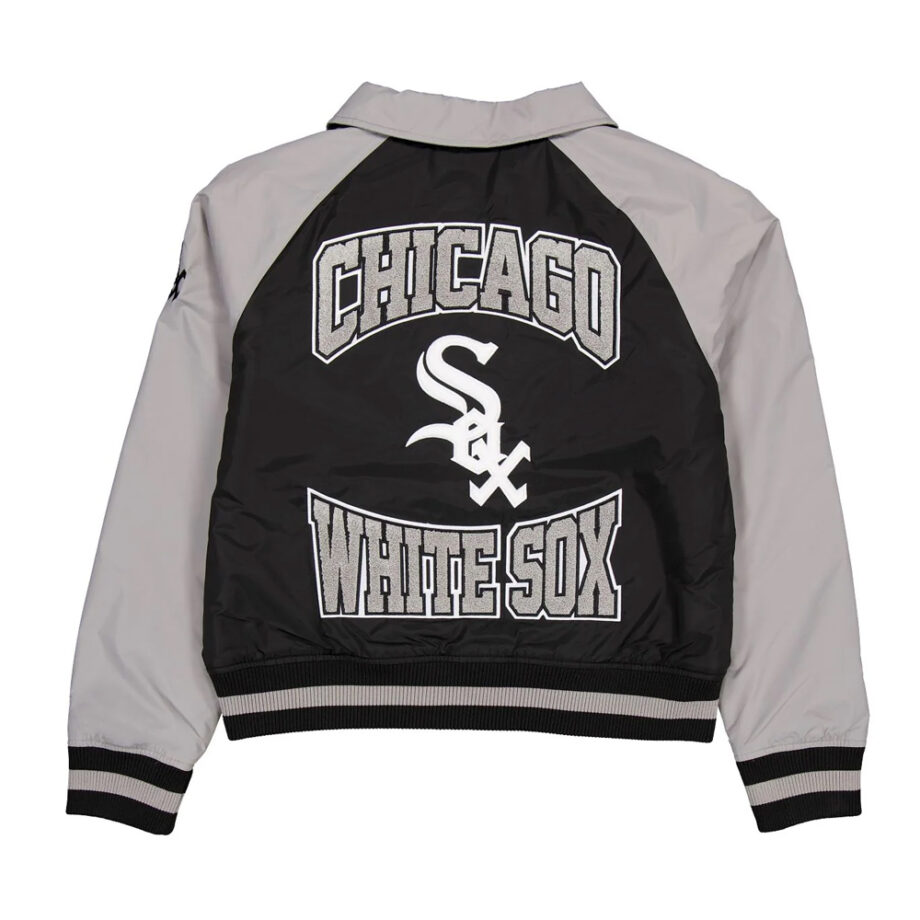 Chicago White Sox Black & Gray Throwback Jacket