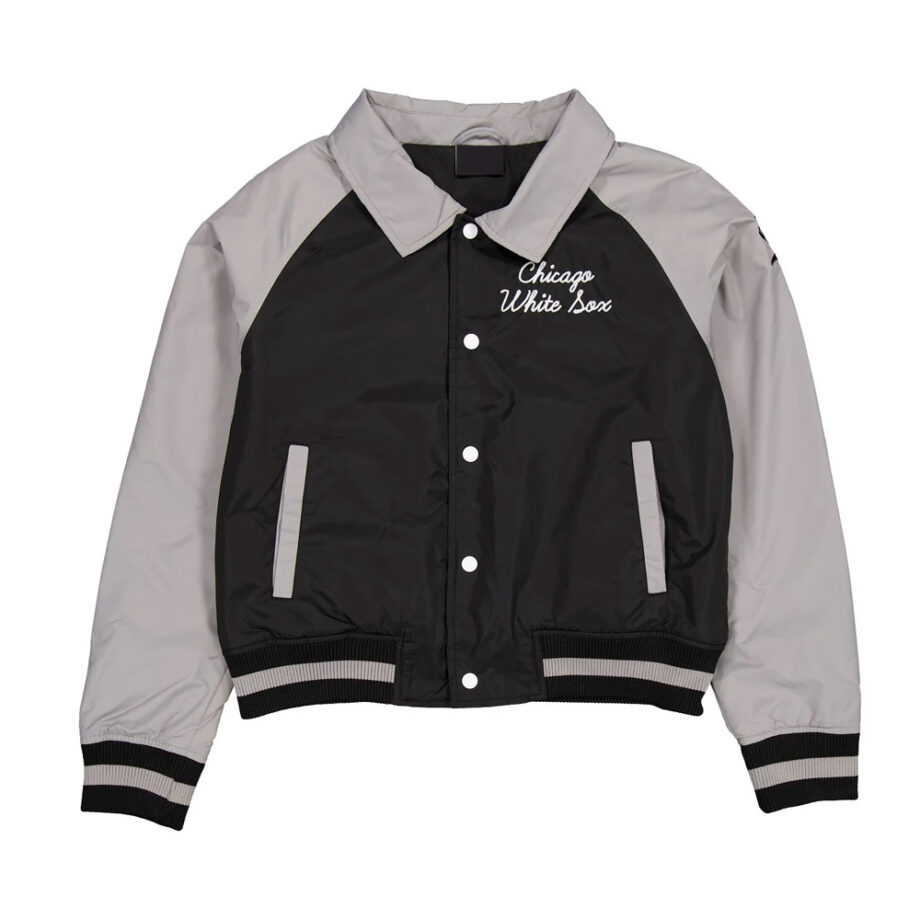 Chicago White Sox Black & Gray Throwback Jacket