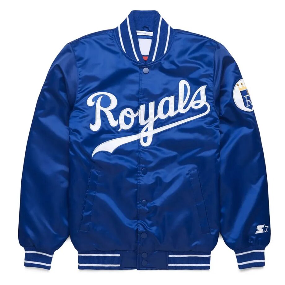 Kansas City Royals Blue Satin Jacket