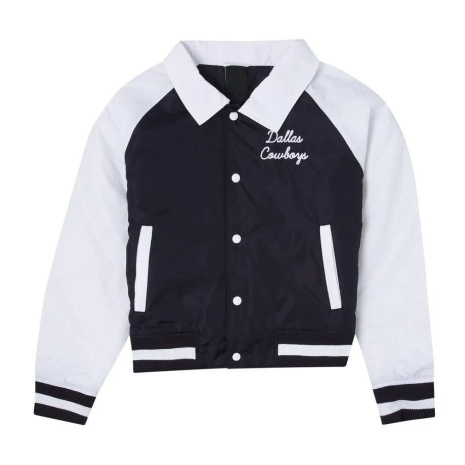 Dallas Cowboys Navy & White Throwback Jacket