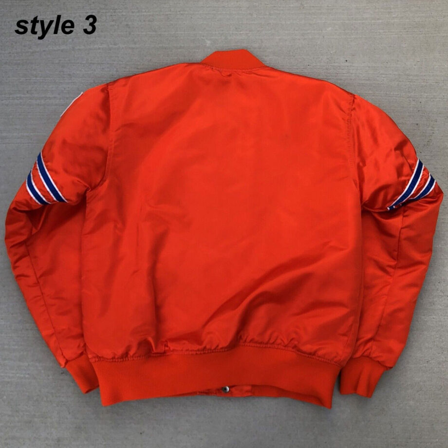 Denver Broncos Red Satin Jacket