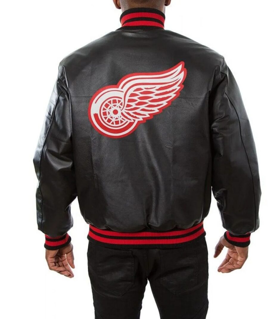 Varsity Detroit Red Wings Full Leather Jacket