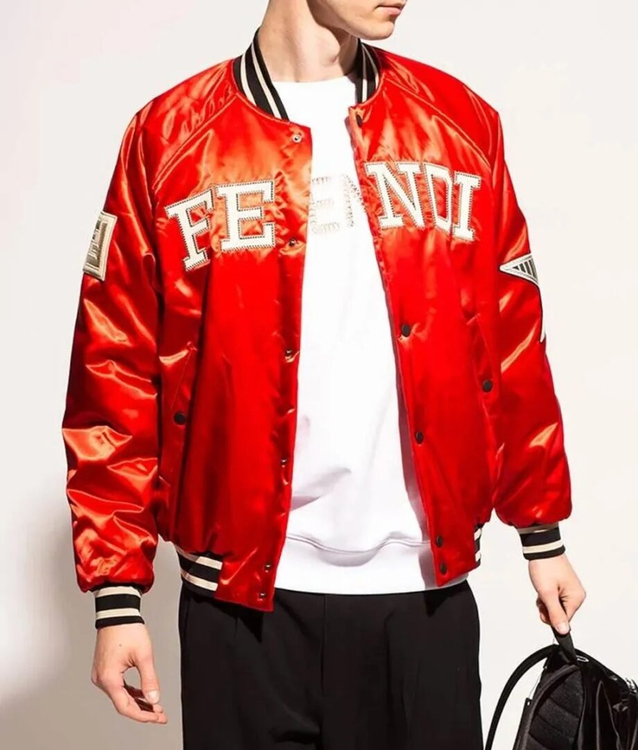 Fendi Red Bomber Jacket