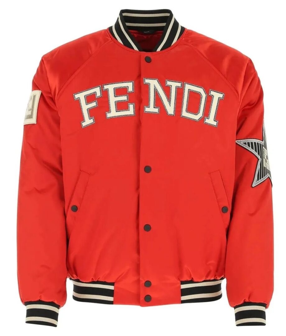 Fendi Red Bomber Jacket