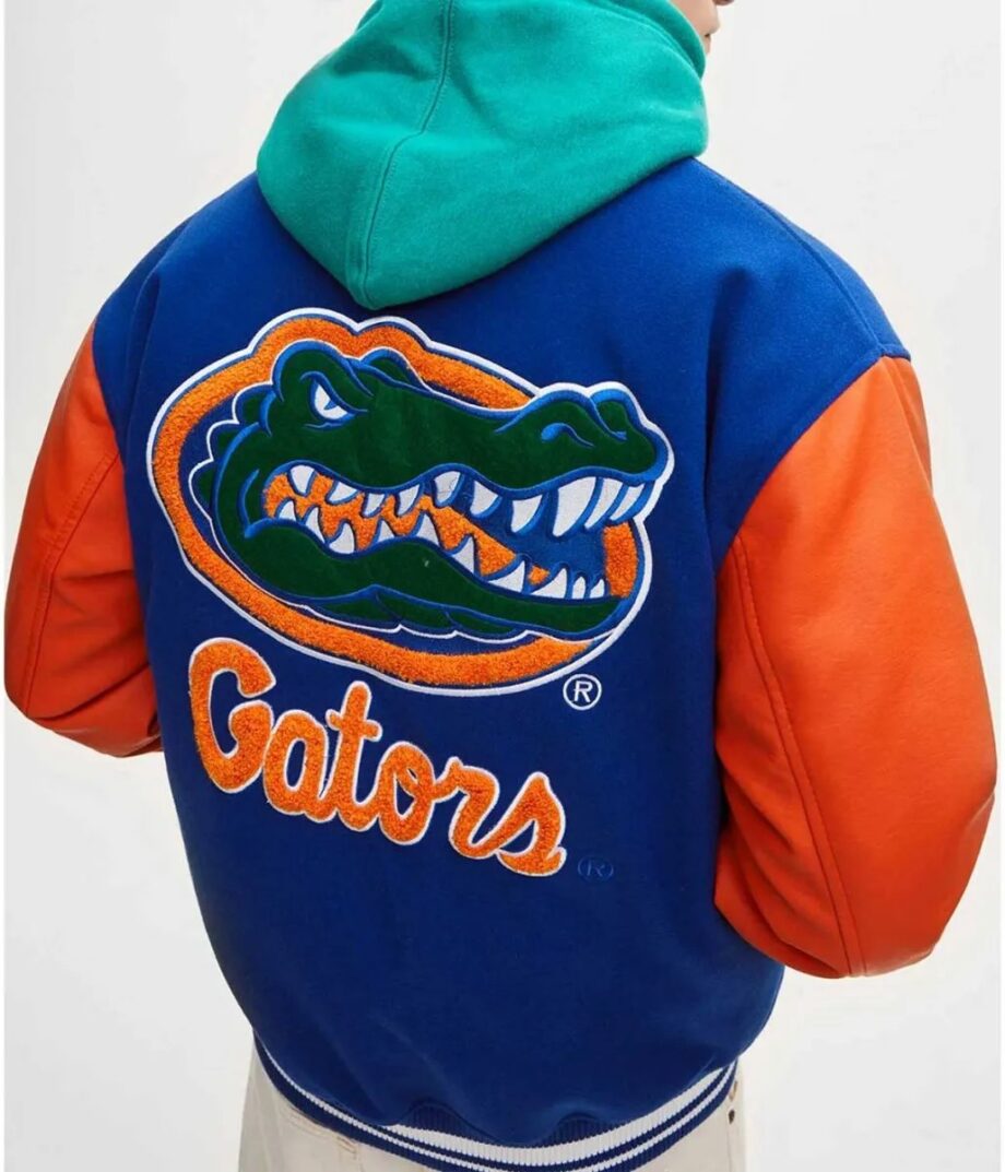 Florida Gators Letterman Royal Blue & Orange Jacket