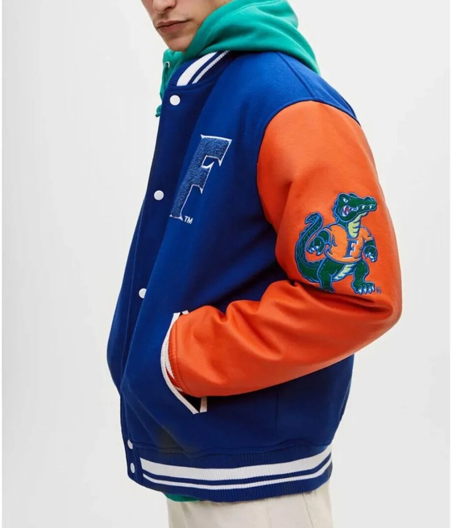 Florida Gators Letterman Royal Blue & Orange Jacket