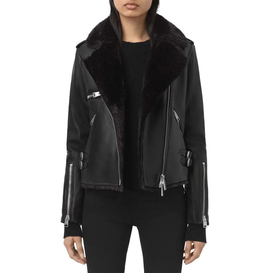 Nathalie Emmanuel Four Weddings and a Funeral Leather Jacket