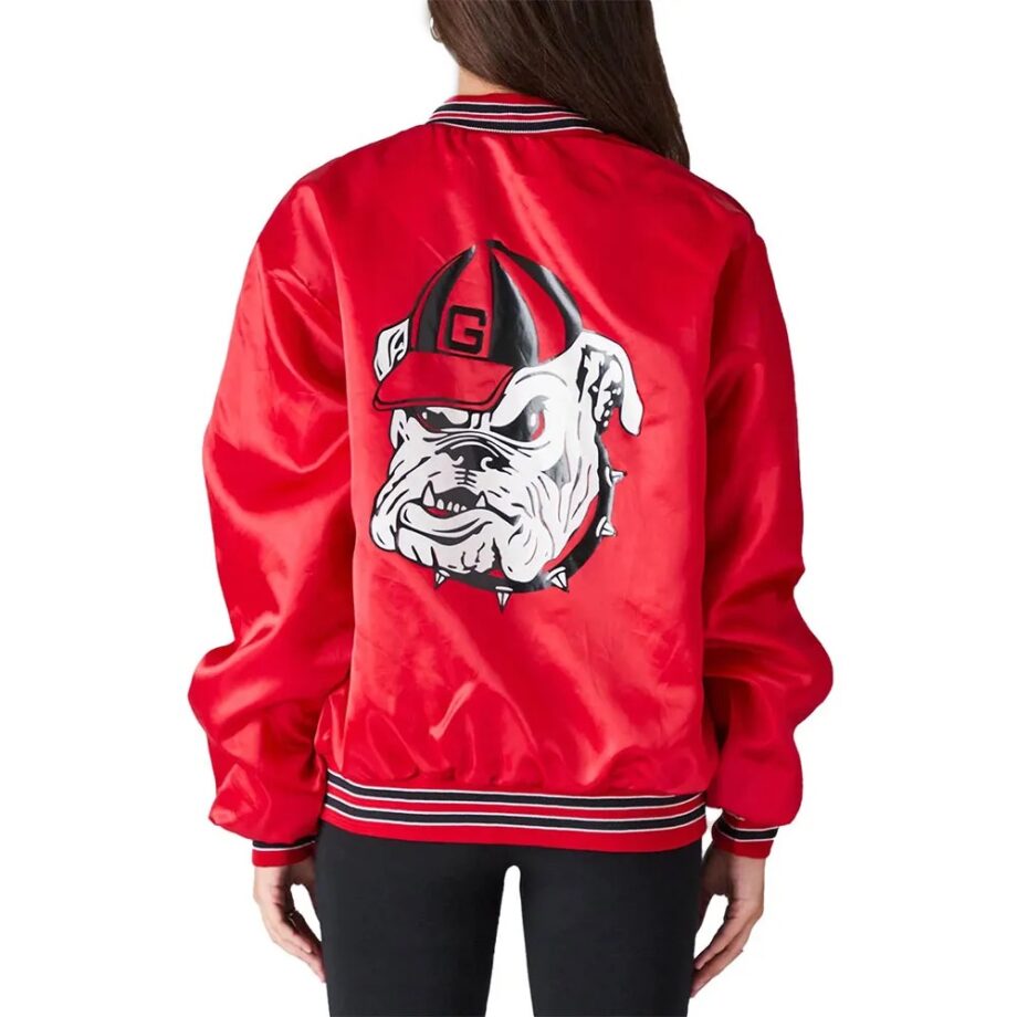 Georgia Bulldogs Red Bomber Jacket