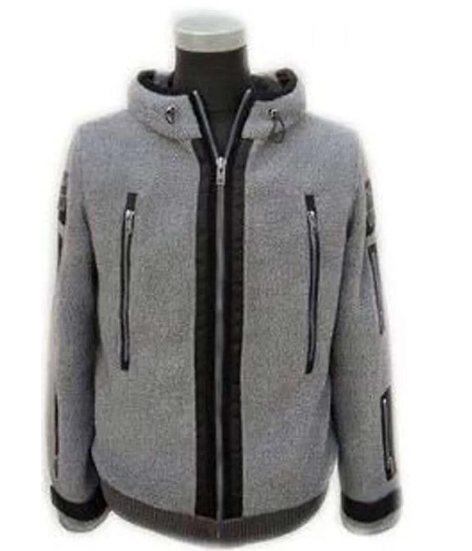 Ghost Call of Duty Sherpa Grey Hoodie