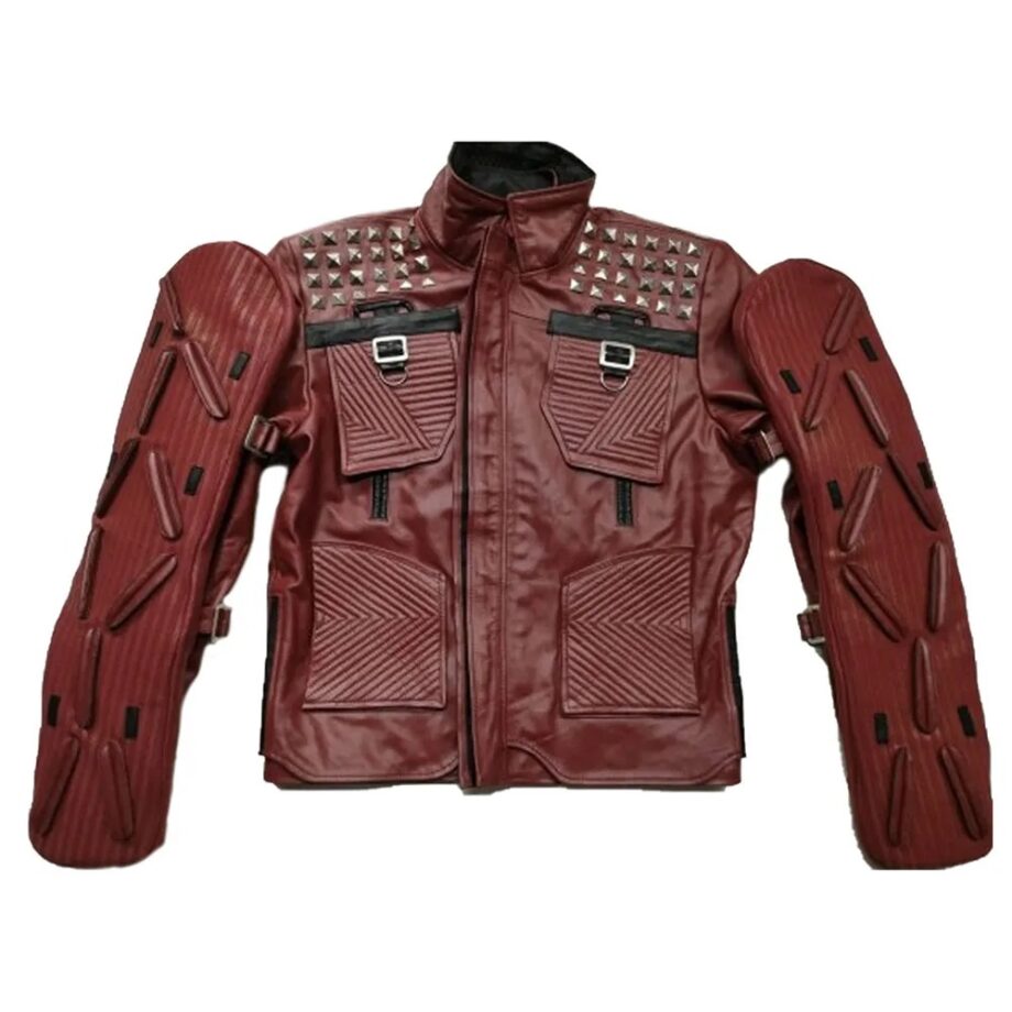 Star Lord Red Leather Jacket