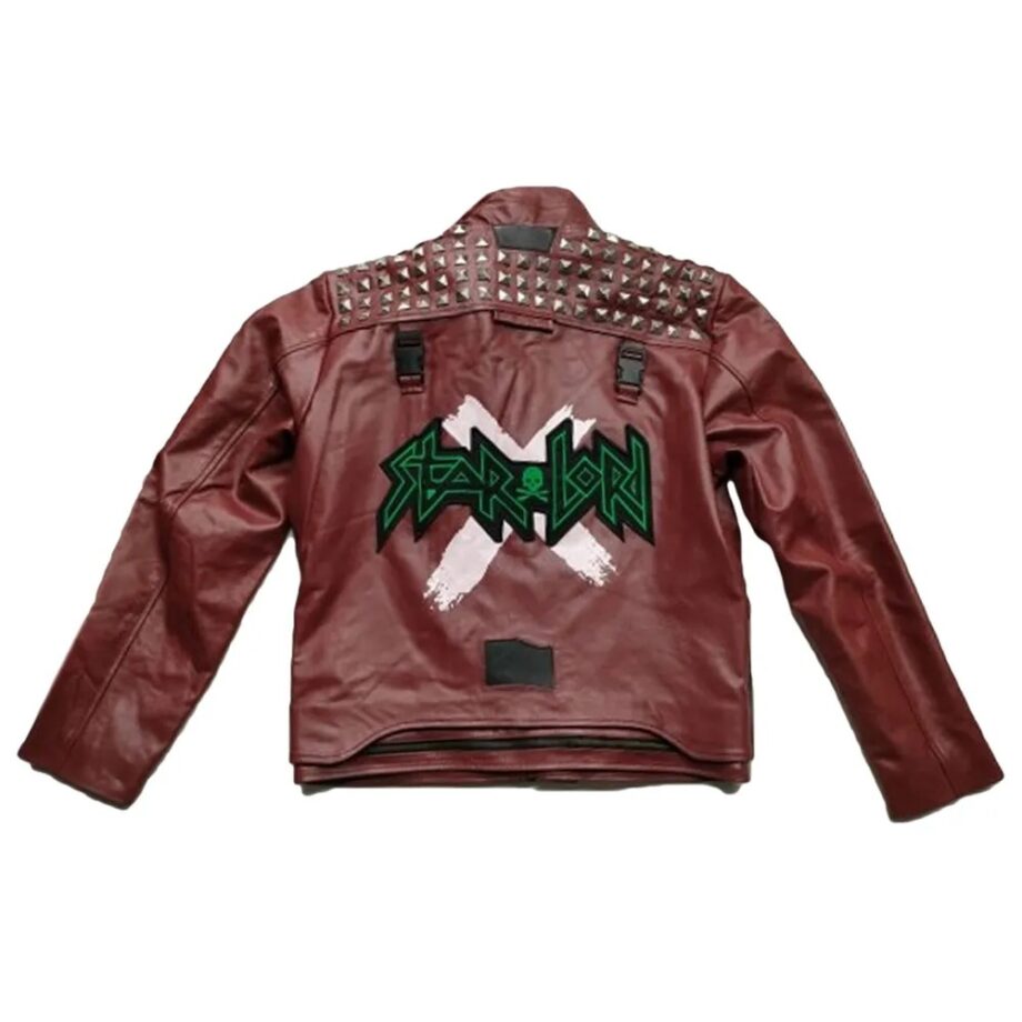 Star Lord Red Leather Jacket
