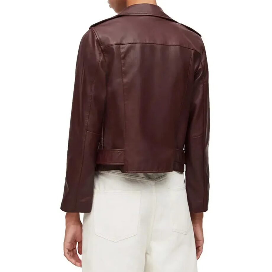 Sage Linder Leather Jacket