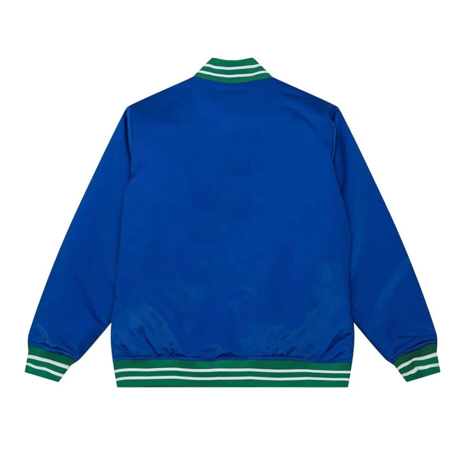 Hartford Whalers Lightweight Blue Satin Jacket