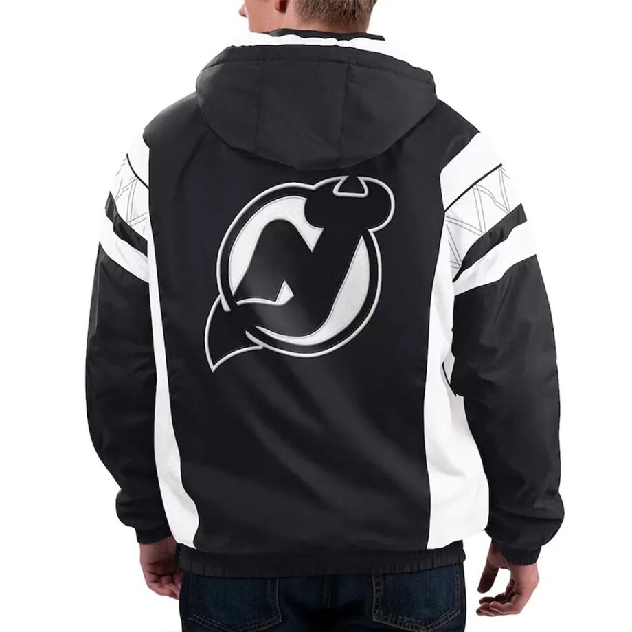 New Jersey Devils Half-Zip Hoodie Jacket