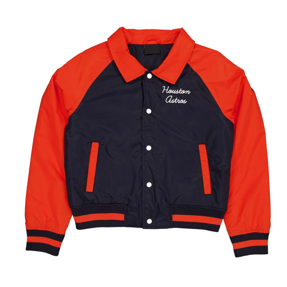 Houston Astros Navy & Red Throwback Jacket