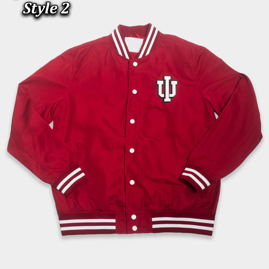 Indiana University Bloomington Red Bomber Jacket