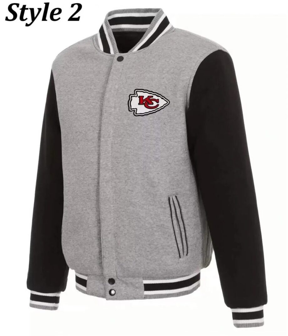 Kansas City Chiefs Two Tone Letterman Jacket