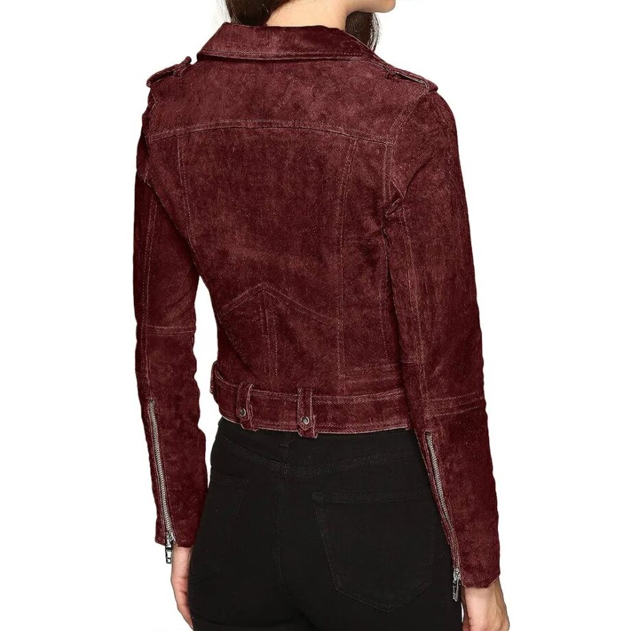 Kennedy McMann Nancy Drew Brown Suede Jacket