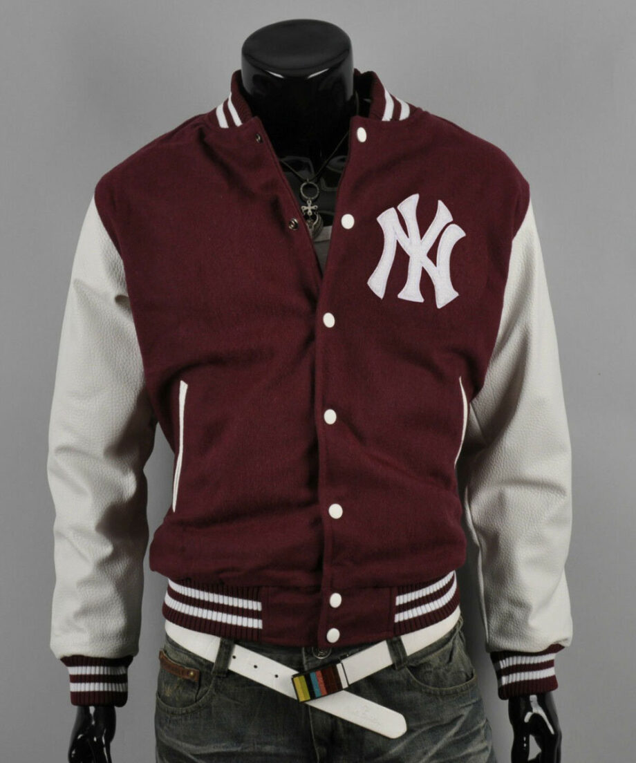 Mens Varsity Yankee NY Letterman Jacket