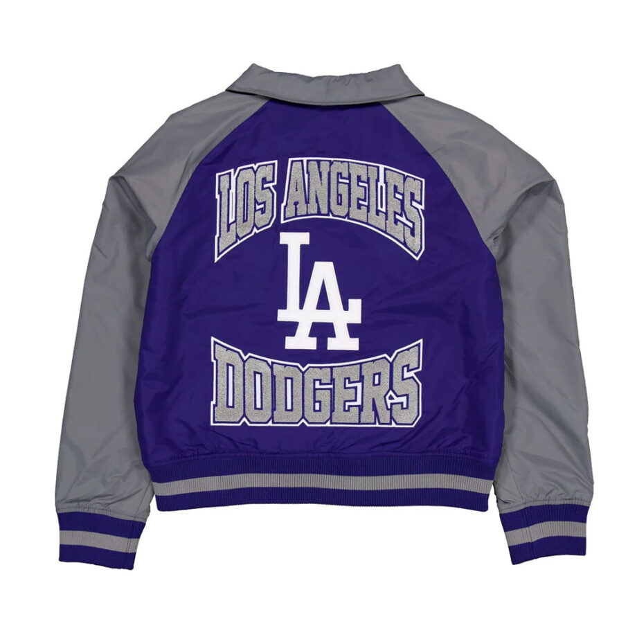 LA Dodgers Royal & Gray Throwback Jacket