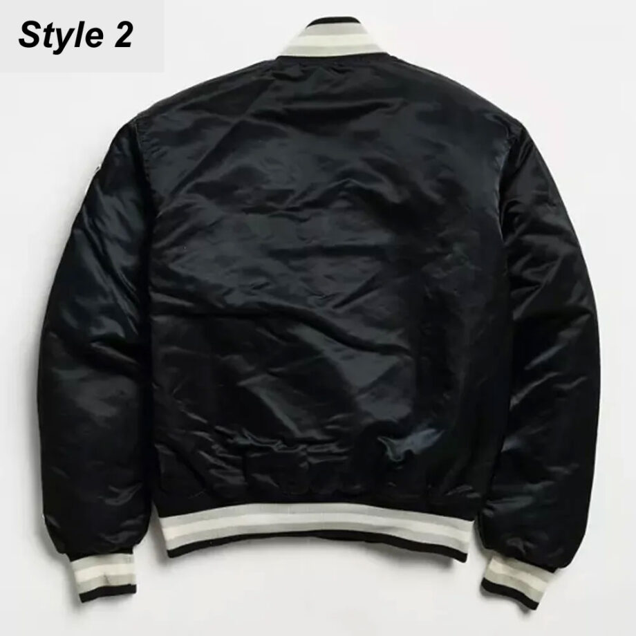 Los Angeles Kings Black Satin Jacket