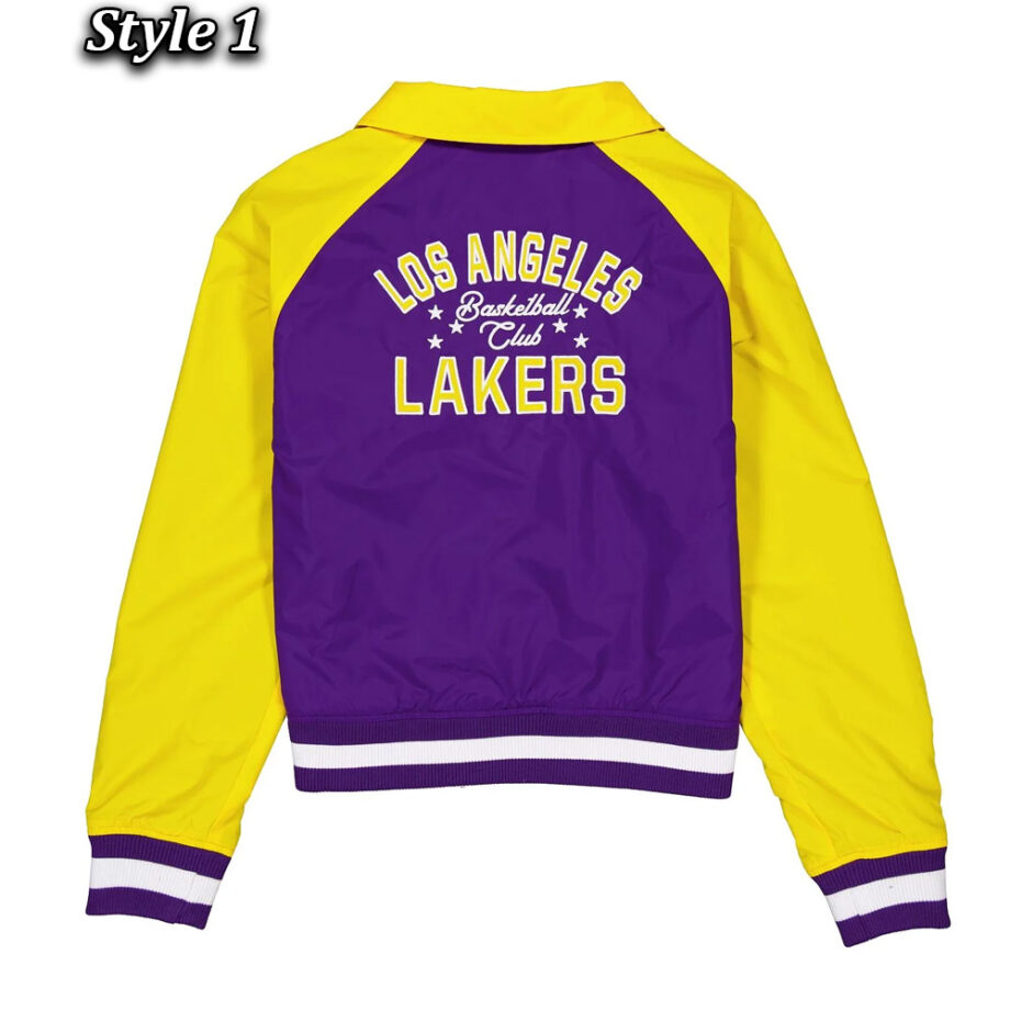 LA Lakers Purple & Gold Throwback Jacket