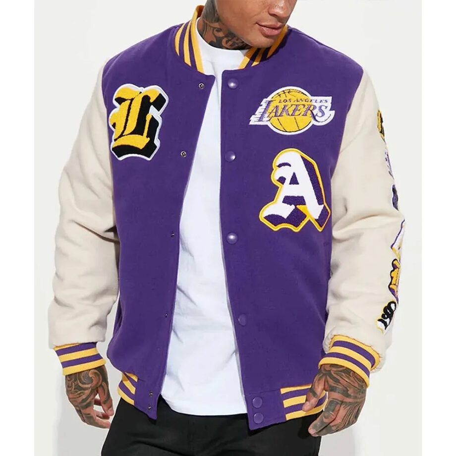 LA Lakers Loyalty Varsity Jacket