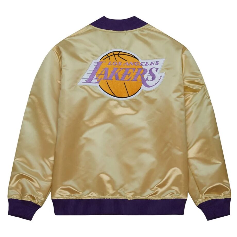 LA Lakers Team OG 2.0 Gold Satin Jacket