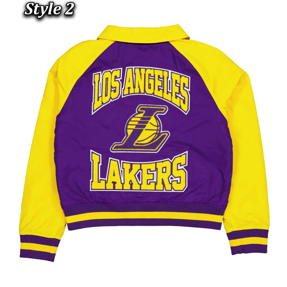 LA Lakers Purple & Gold Throwback Jacket