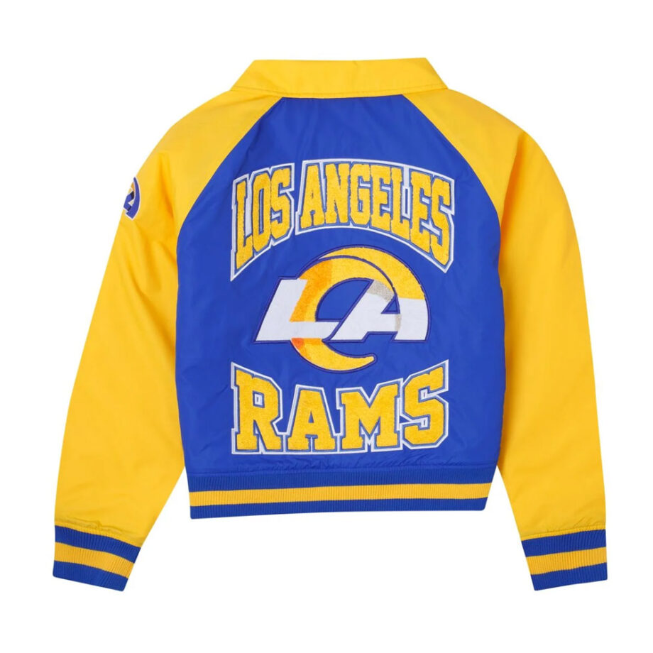Los Angeles Rams Royal & Yellow Throwback Jacket