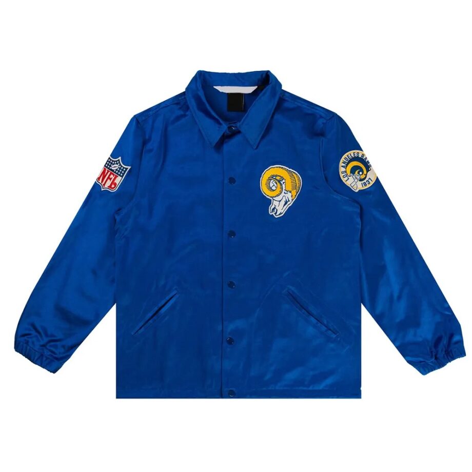 LA Rams Royal Satin Jacket