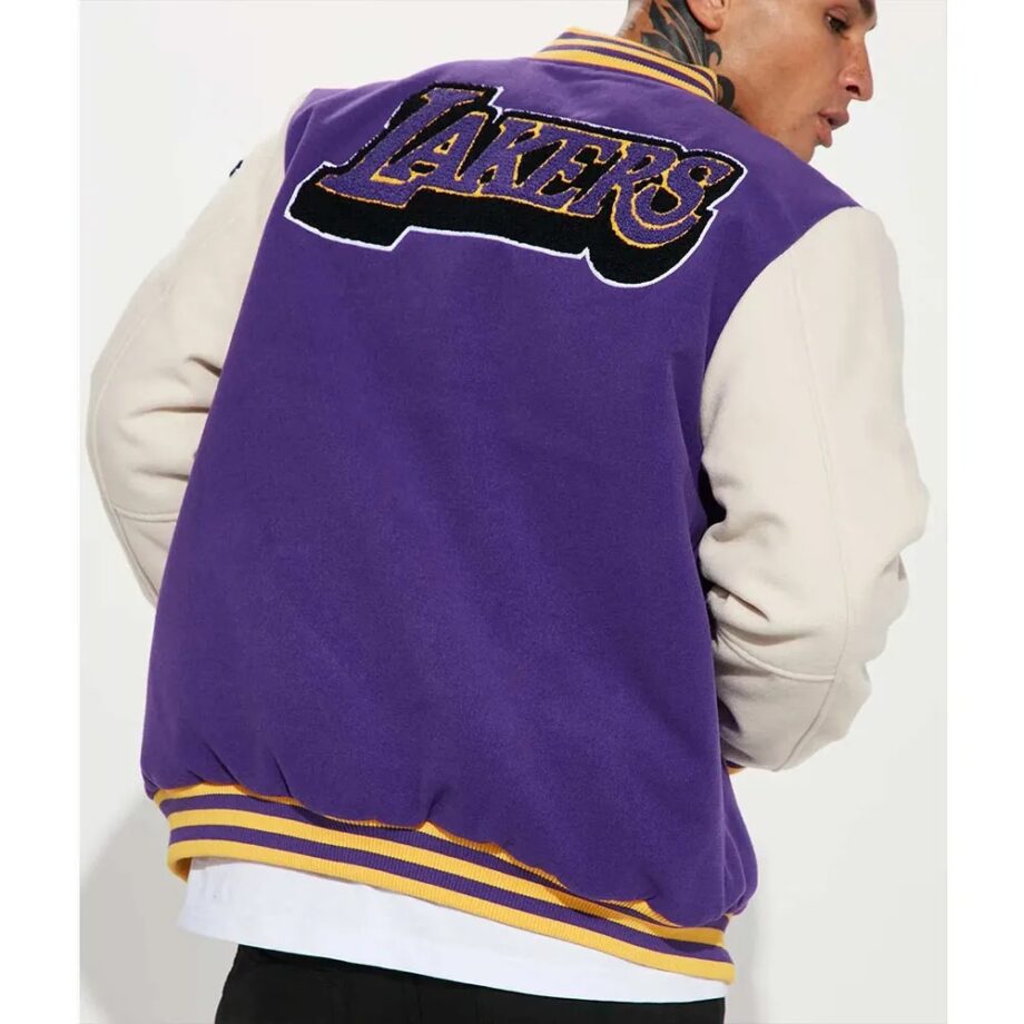 LA Lakers Loyalty Varsity Jacket