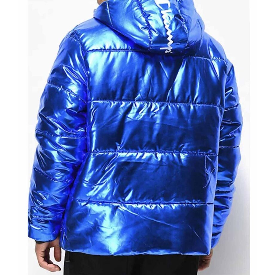 Metallic Champion Puffer Jacket