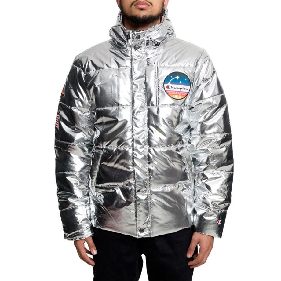 Metallic Champion Puffer Jacket