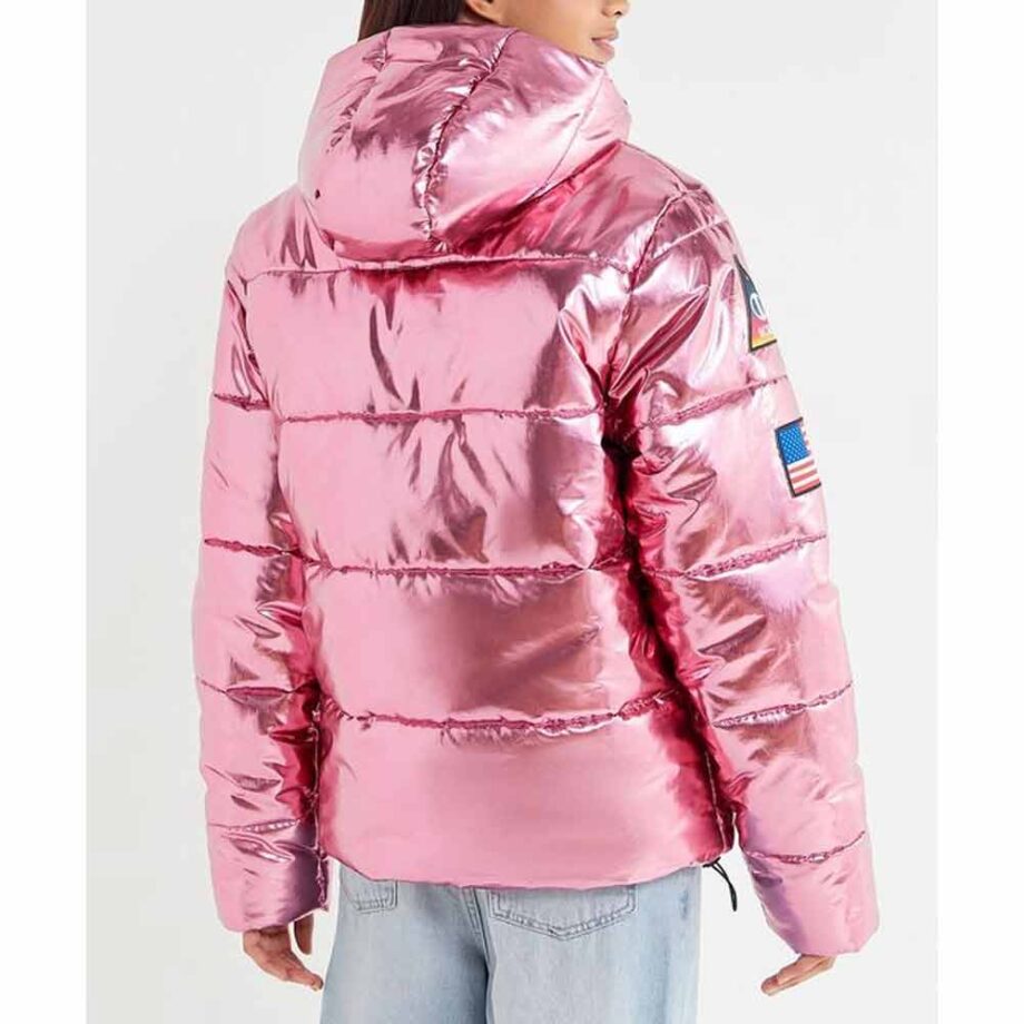 Metallic Champion Puffer Jacket