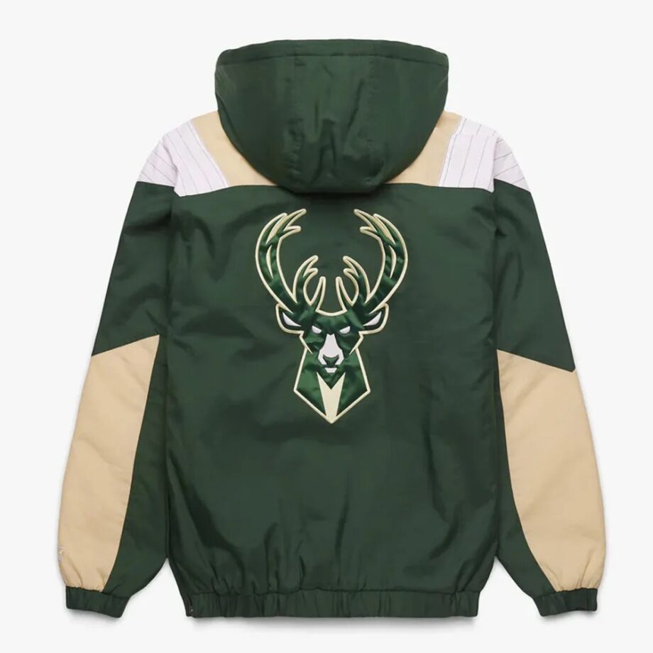 Milwaukee Bucks Pullover Half-Zip Jacket