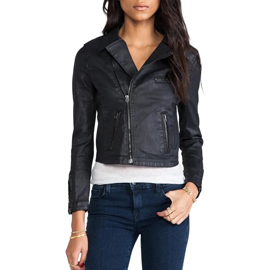 Mindy Kaling Black Leather Jacket