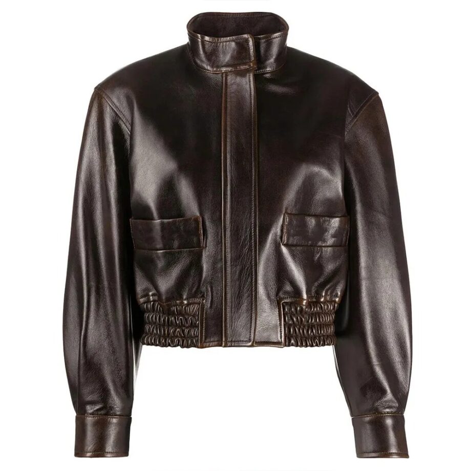 Nancy Drew Kennedy McMann Leather Bomber Jacket