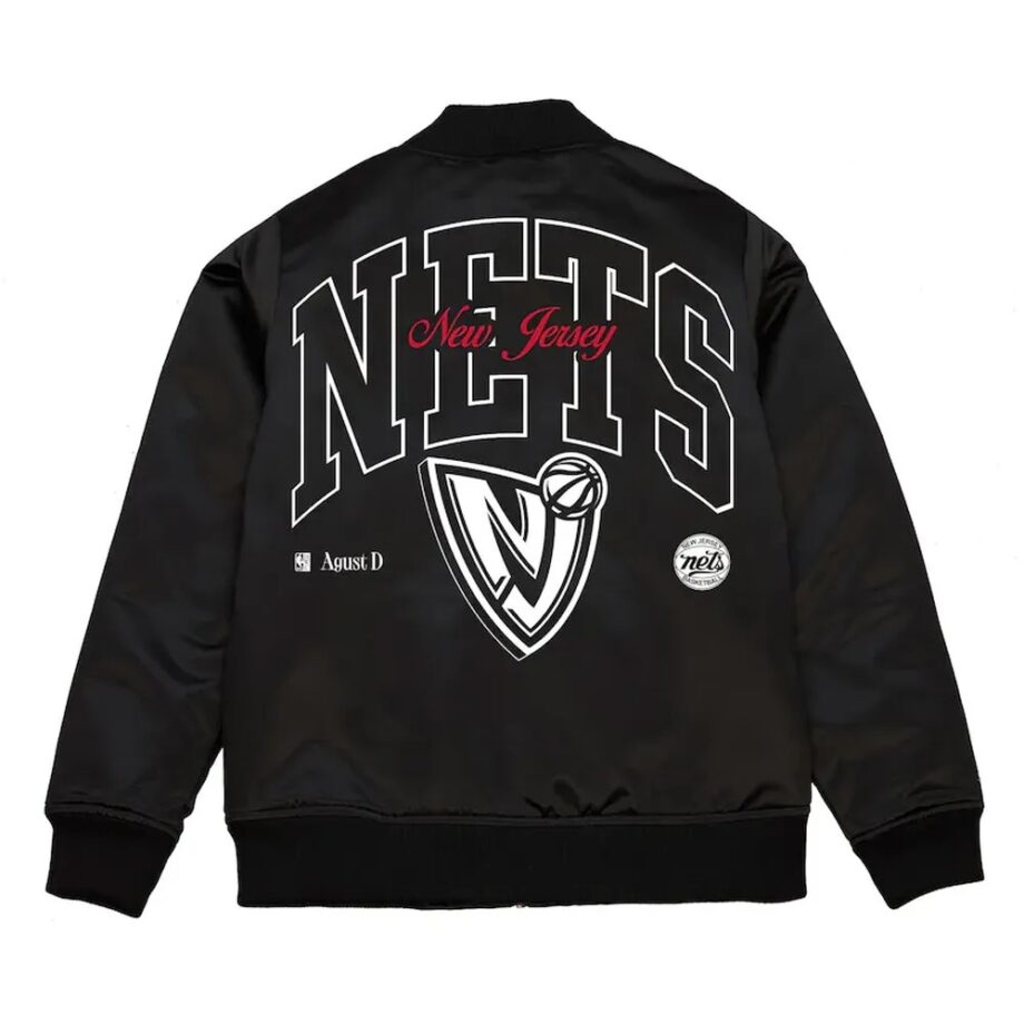 New Jersey Nets Full-Zip Bomber Jacket