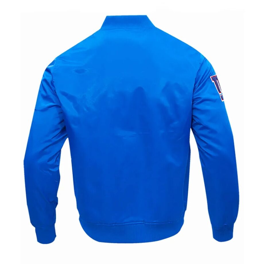 New York Giants Wordmark Satin Jacket