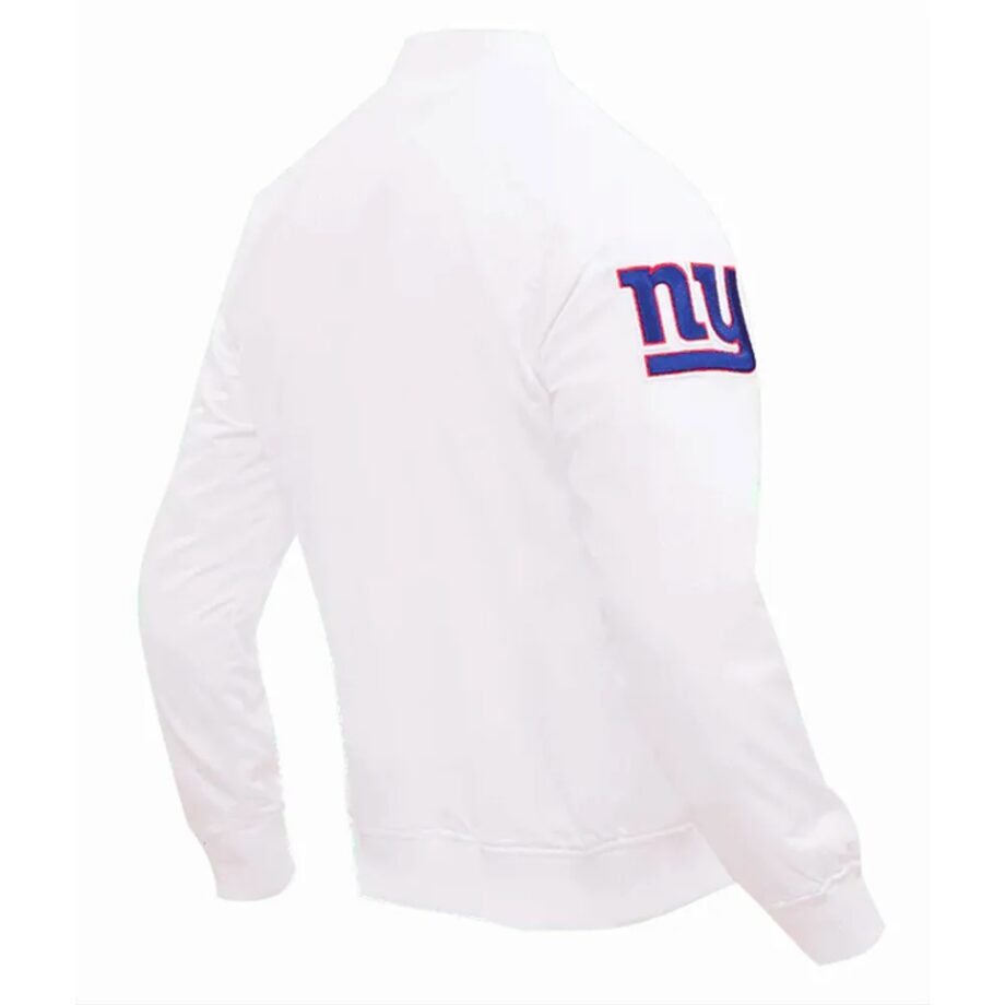 New York Giants Wordmark Satin Jacket