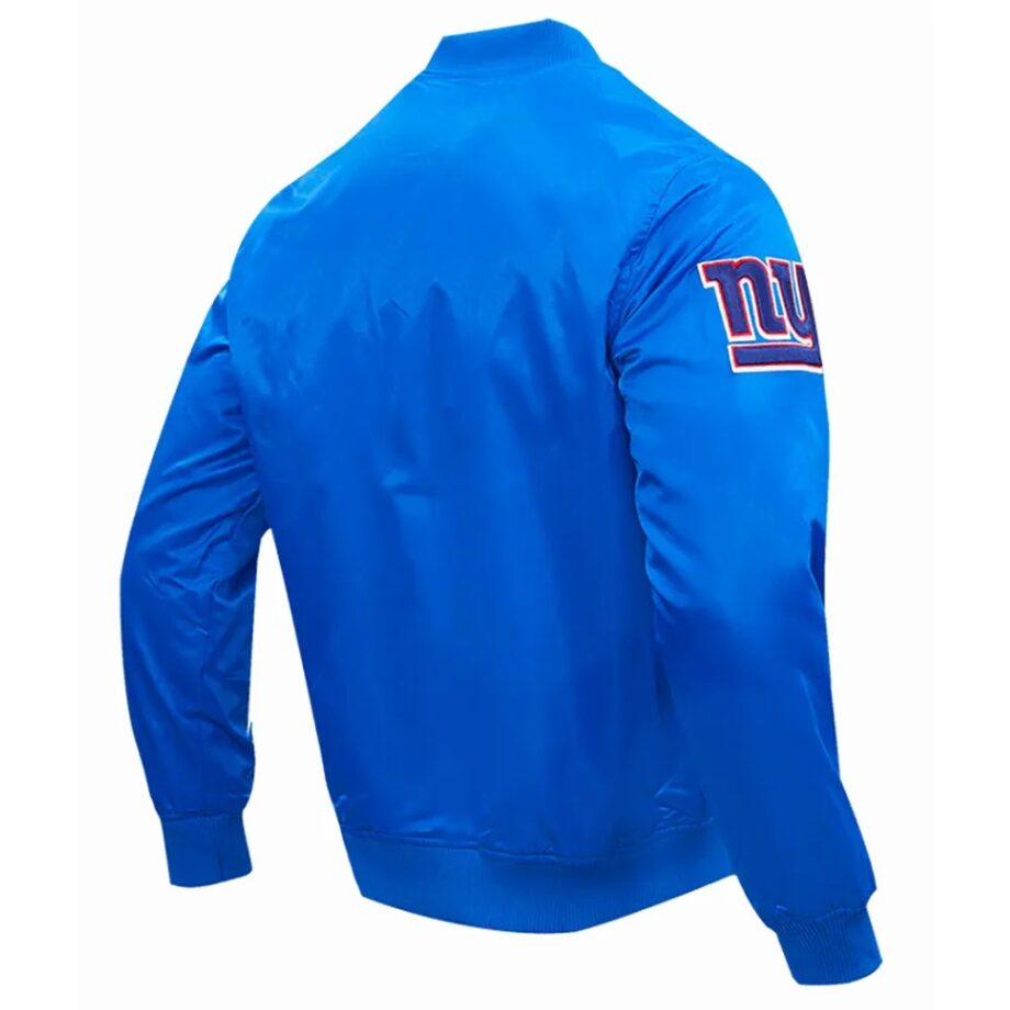 New York Giants Wordmark Satin Jacket