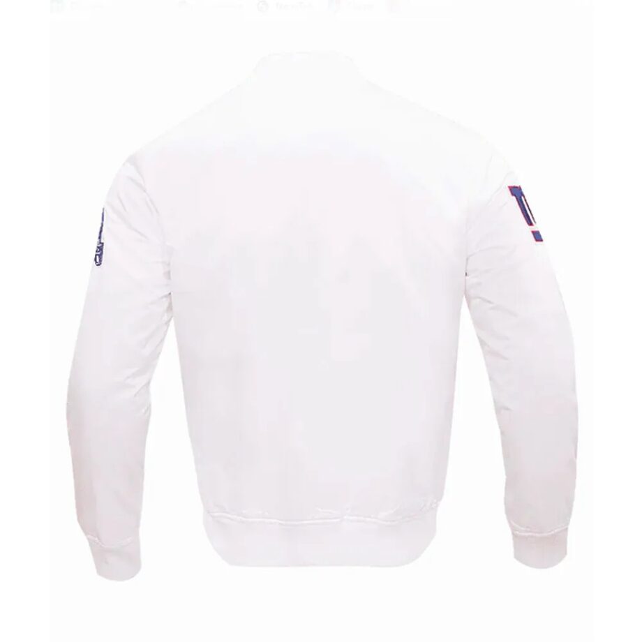 New York Giants Wordmark Satin Jacket