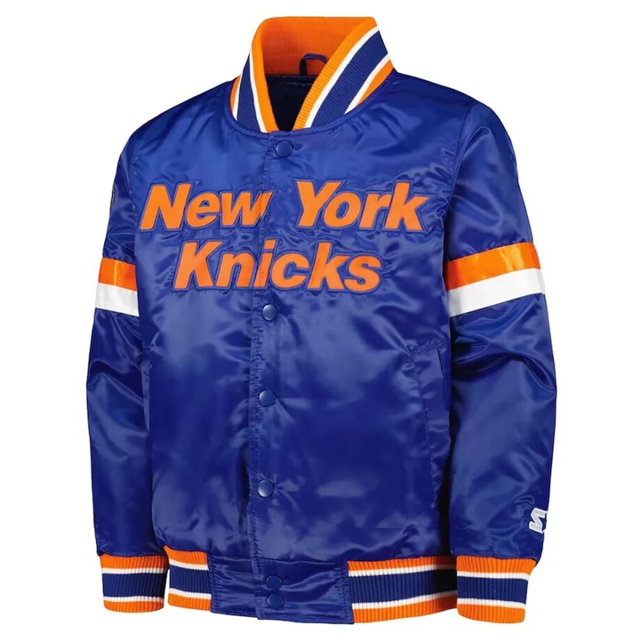 NY Knicks Home Game Blue Jacket