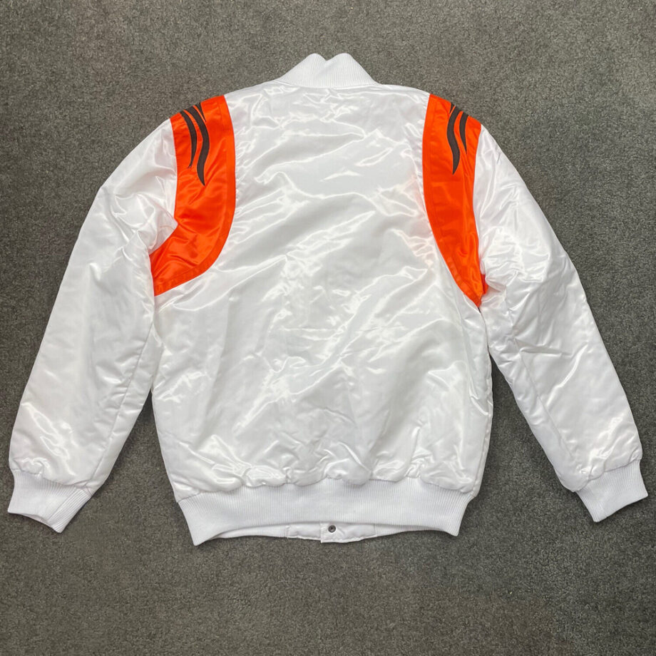 NFL Cincinnati Bengals White Satin Jacket