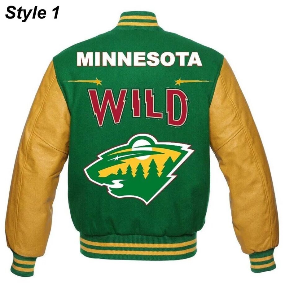 NHL Minnesota Wild Varsity Jacket