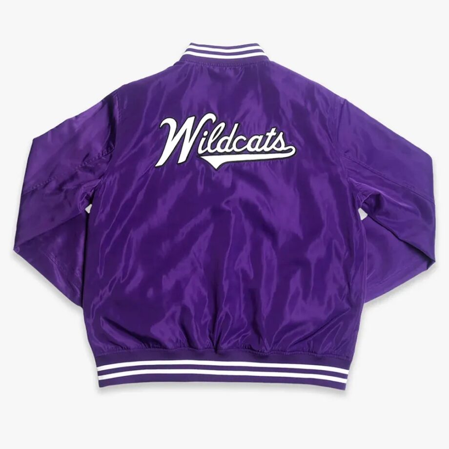 Northwestern Wildcats Vintage Script Purple Bomber Jacket