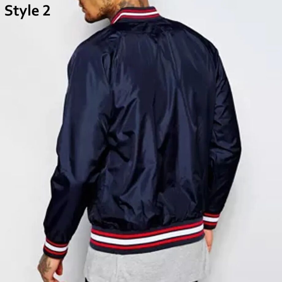 New York Yankees Baseball Blue Satin Jacket
